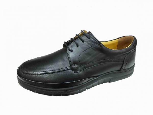 Ortopedik Bağcıklı Erkek Ayakkabı - Siyah - 2540