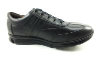 Ortopedik Bağcıklı Erkek Ayakkabı - Siyah - 2826 - Thumbnail