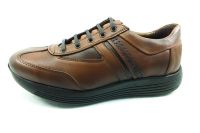 Ortopedik Bağcıklı Erkek Ayakkabı - Taba - 2826 - Thumbnail