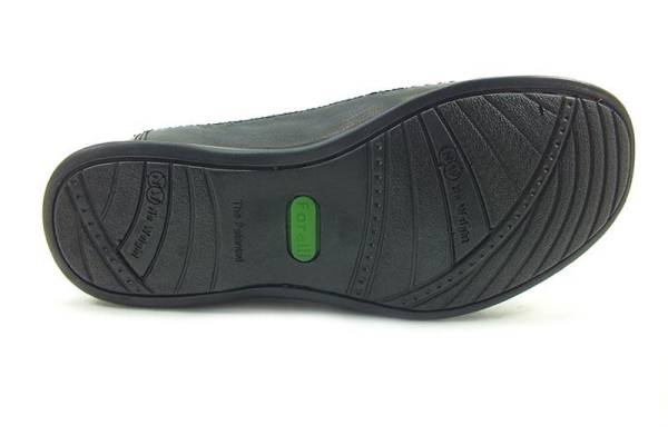 Ortopedik Bağcıksız Erkek Ayakkabı - Siyah - 10601