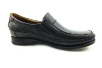 Ortopedik Bağcıksız Erkek Ayakkabı - Siyah - 10601 - Thumbnail