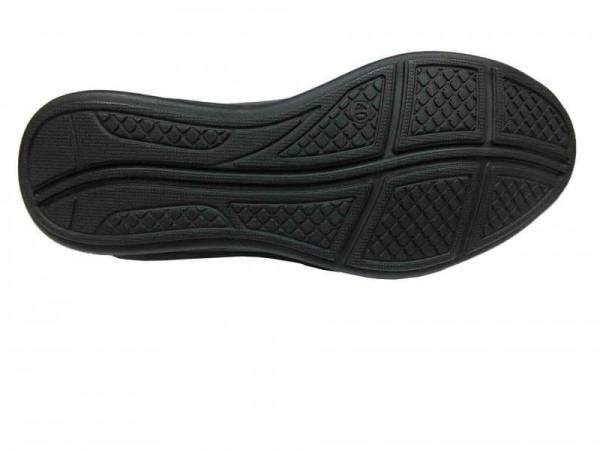 Ortopedik Bağcıksız Erkek Ayakkabı - Siyah - 2474