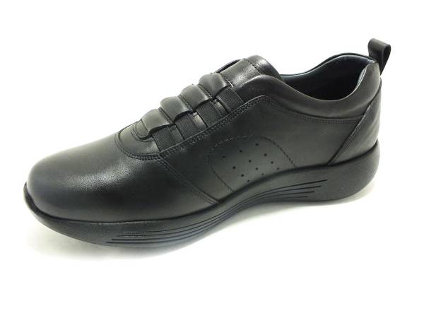Ortopedik Bağcıksız Erkek Ayakkabı - Siyah - 2850