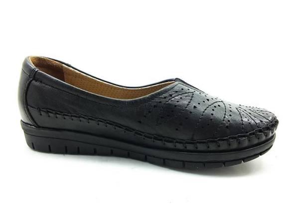 Ortopedik Comfort Bayan Ayakkabı - Siyah - 23424