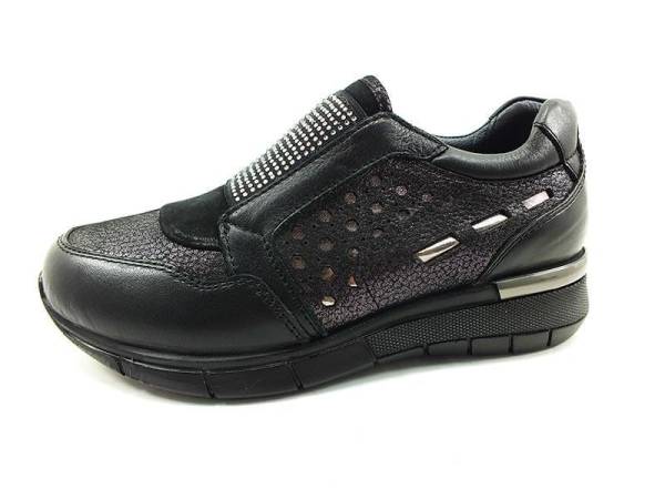 Ortopedik Comfort Bayan Ayakkabı - Siyah - 24206