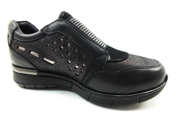 Ortopedik Comfort Bayan Ayakkabı - Siyah - 24206