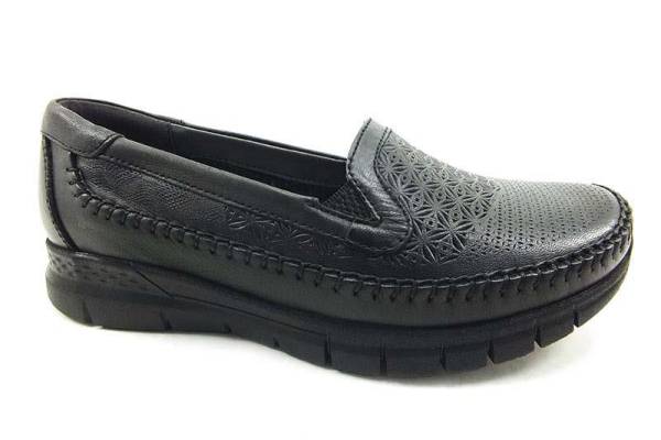 Ortopedik Comfort Bayan Ayakkabı - Siyah - 29413 - 1