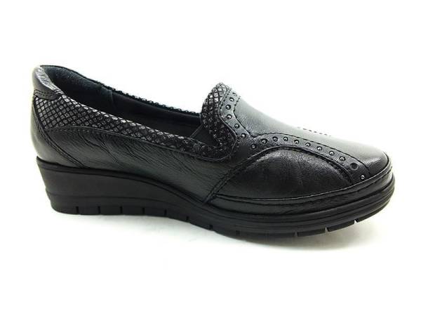 Ortopedik Comfort Bayan Ayakkabı - Siyah - 25109
