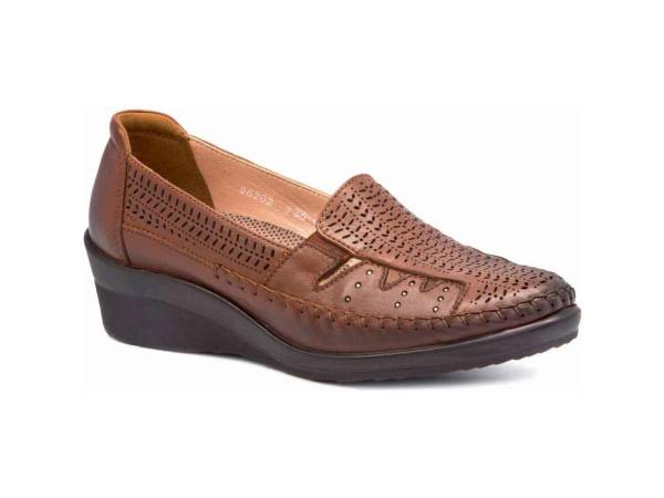 Ortopedik Comfort Bayan Ayakkabı - Taba - 26202 Ortopedik Comfort Bayan Ayakkabı - Taba - 26202