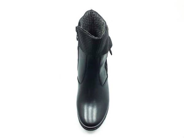 Ortopedik Comfort Fermuarlı Bayan Bot - Siyah - 25656