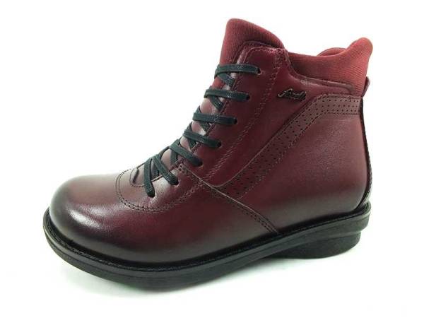 Ortopedik Comfort Bayan Bot - Bordo - 28553