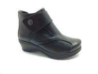 Ortopedik Comfort Cırtlı Bayan Bot - Siyah - 25651 - Thumbnail