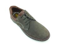 Forex Bağcıklı Hakiki Deri Erkek Ayakkabı Kahverengi-Nubuk 57 2981 - Thumbnail