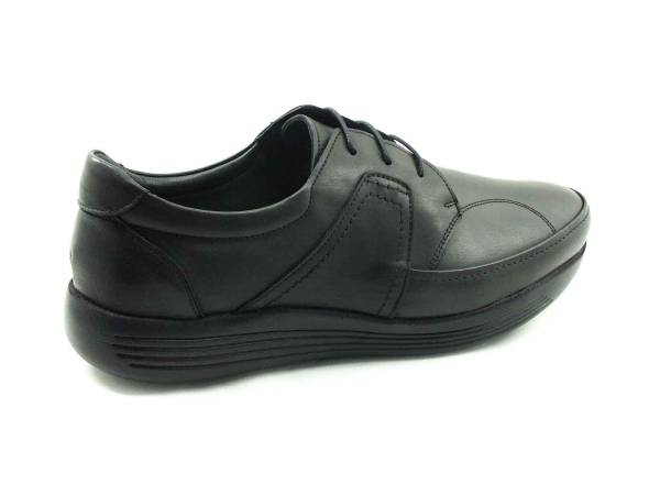 Ortopedik Topuk Dikeni Pedli Erkek Ayakkabı - Siyah - 2876