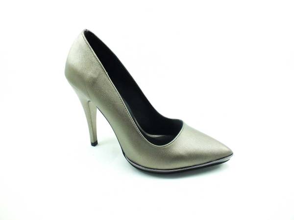 Punto Stiletto Ayakkabı - Platin-Perde - 460070