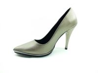 Punto Stiletto Ayakkabı - Platin-Perde - 460070 - Thumbnail