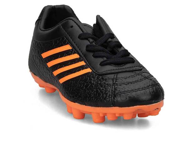Sportaç Halı Saha Ayakkabısı Siyah-Turuncu-Turuncu Messi-K