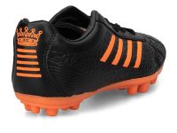Sportaç Halı Saha Ayakkabısı Siyah-Turuncu-Turuncu Messi-K - Thumbnail