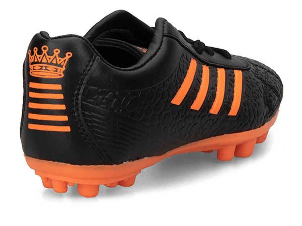 Sportaç Halı Saha Ayakkabısı Siyah-Turuncu-Turuncu Messi-K