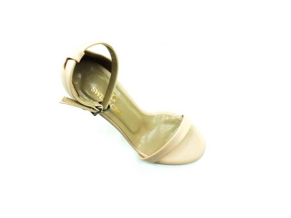 Sweet Girl Tek Bantlı Topuklu Ayakkabı - Ten - 1126 Sweet Girl Tek Bantlı Topuklu Ayakkabı - Ten - 1126