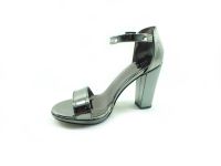 Sweet Girl Tek Bantlı Topuklu Kadın Ayakkabı - Platin-Ayna - 6308 - Thumbnail