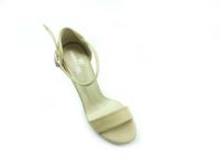 Sweet Girl Tek Bantlı Topuklu Kadın Ayakkabı - Ten-Süet - 6308 - Thumbnail