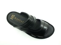 Toplu Hakiki Deri Erkek Terliği Siyah 89 04 - Thumbnail