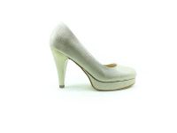 Topuklu Bayan Ayakkabı - Altın-Perde - 1100 - Thumbnail