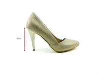 Çarıkçım Topuklu Bayan Ayakkabı - Bakır-Perde - 701 - Thumbnail