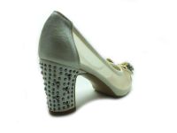 Topuklu Bayan Ayakkabı - Beyaz - 9957 - Thumbnail