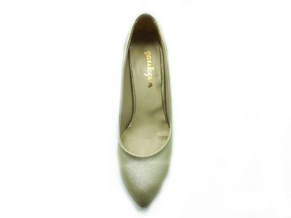 Topuklu Bayan Ayakkabı - Altın - 600