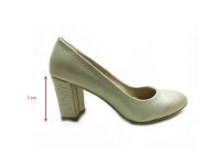 Topuklu Bayan Ayakkabı - Altın - 600 - Thumbnail