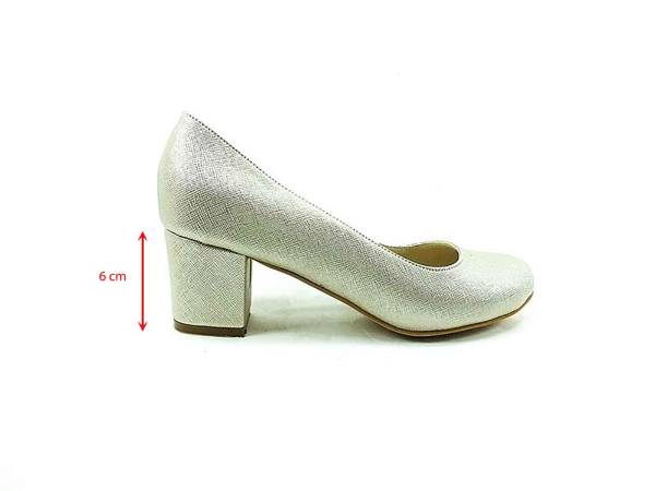 Topuklu Bayan Ayakkabı - Altın-Perde - 301