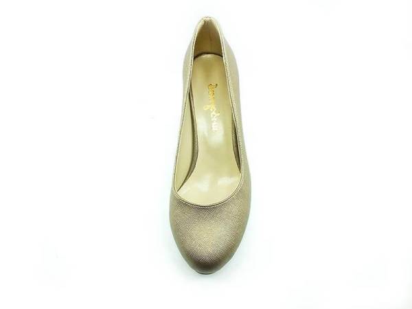 Topuklu Bayan Ayakkabı - Bakır-Perde - 301