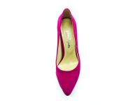 Çarıkçım Stiletto Ayakkabı - Fuşya-Süet - 700 - Thumbnail