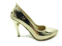 çarıkçım - Çarıkçım Stiletto Ayakkabı - Altın-Ayna - 700