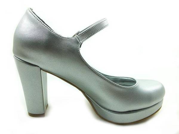 Topuklu Bayan Ayakkabı - Lame-Perde - 1738