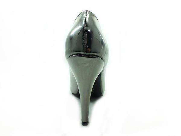Çarıkçım Stiletto Ayakkabı - Platin-Ayna - 700