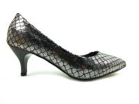 Topuklu Bayan Ayakkabı - Platin - 711 - Thumbnail