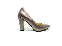 Çarıkçım Topuklu Bayan Ayakkabı - Platin-Perde - 800 - Thumbnail