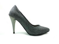 çarıkçım - Çarıkçım Stiletto Ayakkabı - Platin-Simli - 700
