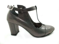 Topuklu Bayan Ayakkabı - Platin-Sıvama - 820 - Thumbnail