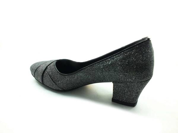Topuklu Bayan Ayakkabı - Platin-Simli - 8612