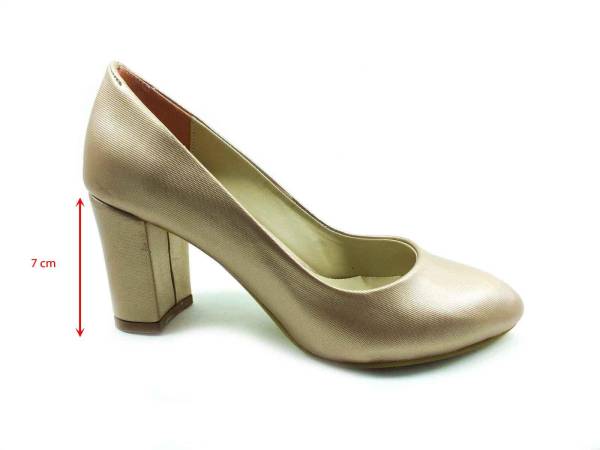 Topuklu Bayan Ayakkabı - Rose-Perde - 600