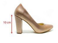 Çarıkçım Topuklu Bayan Ayakkabı - Rose-Perde - 800 - Thumbnail