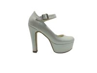 Topuklu Platform Bayan Ayakkabı - Sedef - 80 - Thumbnail