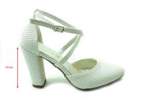 Topuklu Bayan Ayakkabı - Sedef-Boncuk - 660 - Thumbnail