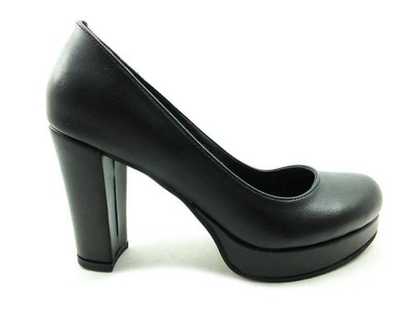 Topuklu Bayan Ayakkabı - Siyah - 1100-15