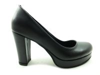 Topuklu Bayan Ayakkabı - Siyah - 1100-15 - Thumbnail