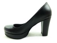 Topuklu Bayan Ayakkabı - Siyah - 1100-15 - Thumbnail